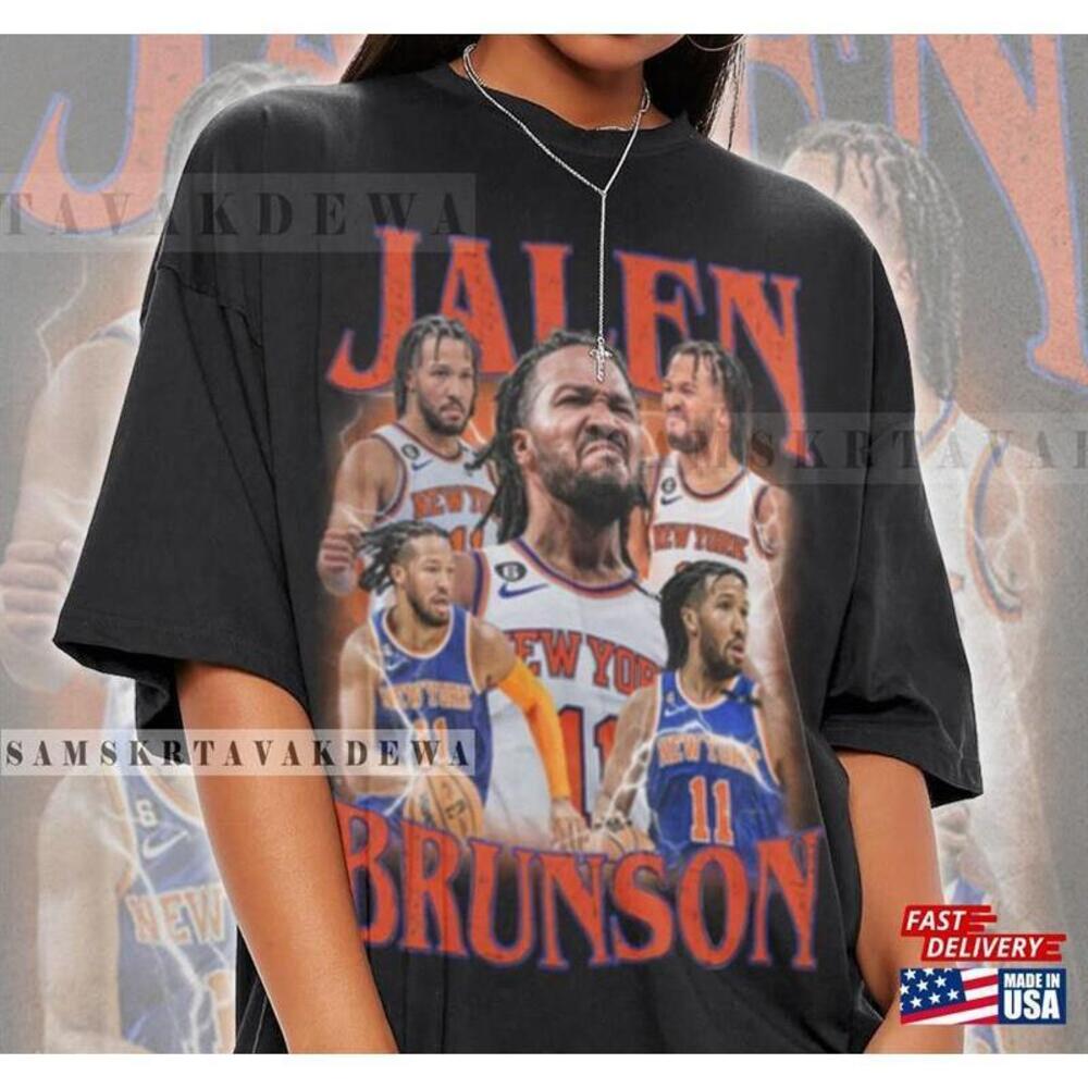 Jalen Brunson Shirt Professional Athlete Basketball Quot Captain Classic